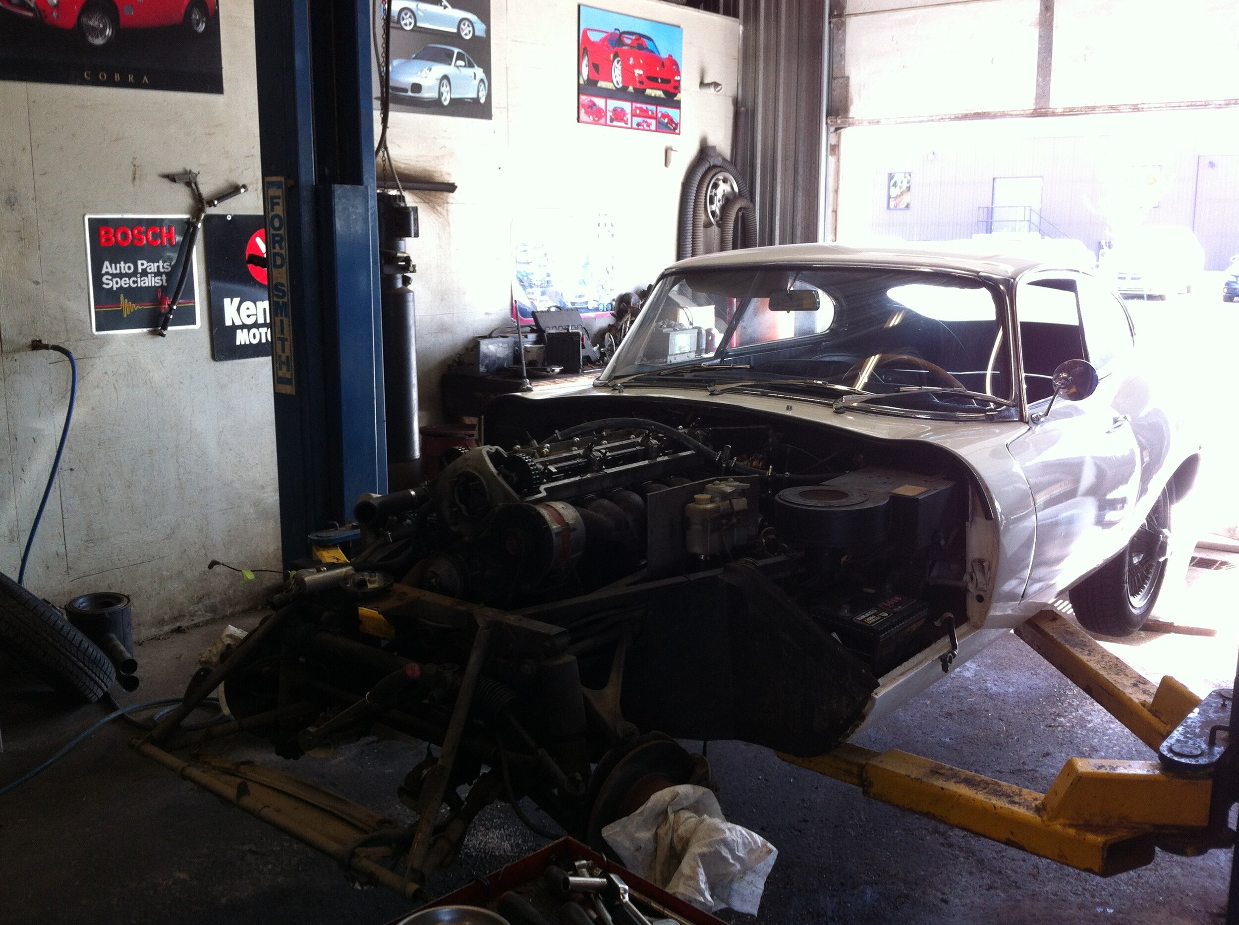 Vintage restoration in the shop